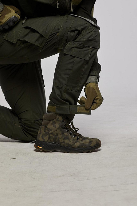 Армійські хакі чоловічі літні штани ,військові штани ріп стоп з наколінниками і липучками під коліно Львів - фото 4