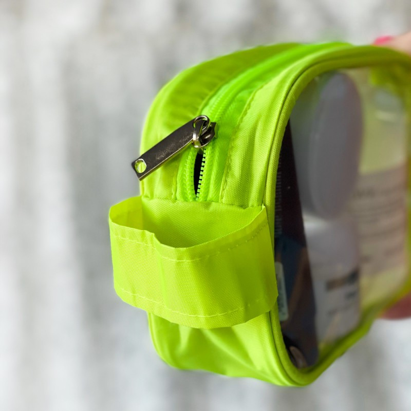 Прозрачная косметичка 19х13х5 см (Ярко-желтый) Сумы - изображение 3