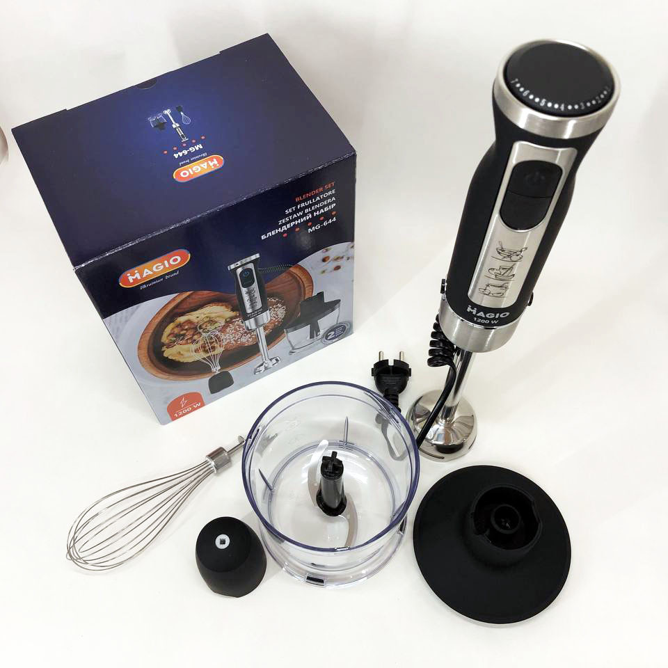 Блендер кухонний занурювальний для кухні, Блендери для коктейлів Подрібнювач кухні металевий BU-40 Івано-Франківськ - фото 1