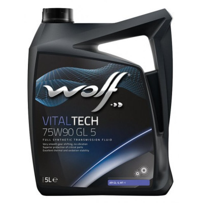 Трансмісійна олива Wolf VITALTECH 75W90 GL 5 5л (8304002) Вінниця - фото 1