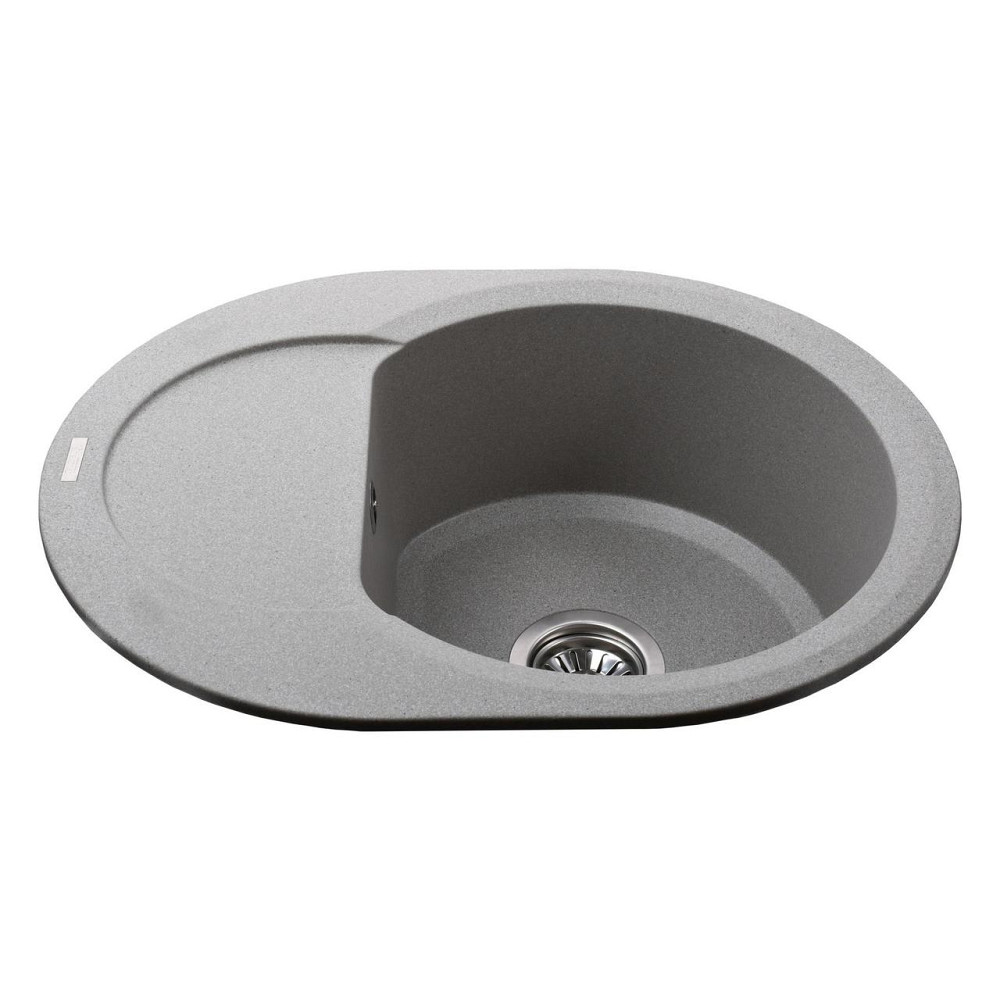 Гранитная мойка Globus Lux MORAINE серый камень 600x470мм-А0005 (000022393) Киев - изображение 2