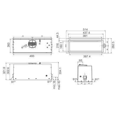 Витяжка кухонна Elica LANE B IX/A/52 Вінниця