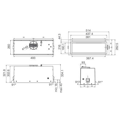 Вытяжка кухонная Elica LANE B IX/A/52 Винница - изображение 4
