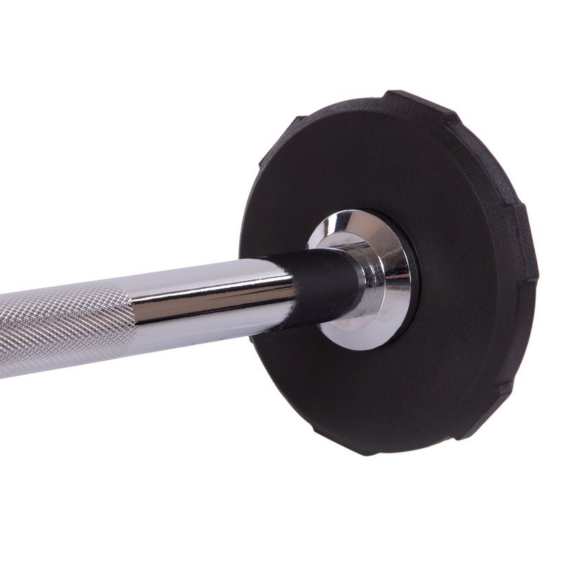 Штанга фіксована пряма поліуретанова LI NUO 3622-5 довжина 106 см 5 кг Київ - фото 4