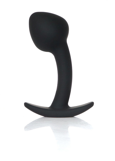 Анальна пробка силіконова Jewellery Curved PLUG- M Sex Aura Київ - фото 2