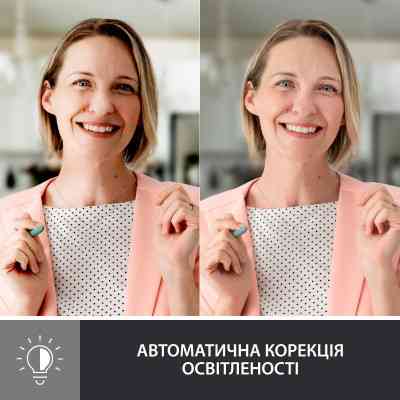 Веб-камера Logitech Brio 500 Off-White (960-001428) Винница