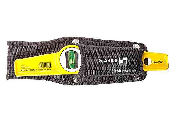 Рівень литий STABILA Type 81S : Torpedo L= 25 см. 2 капсули + чохол на пояс Одеса