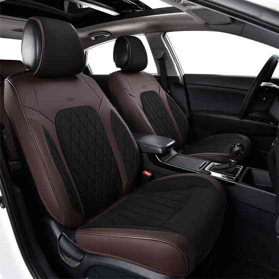 Комплект, 3D чохли для сидінь Beltex Malibu, black-brown Львів