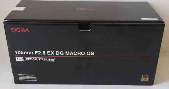 Объектив: Sigma AF 105mm.f/2.8 EX DG HSM (Canon) Харьков