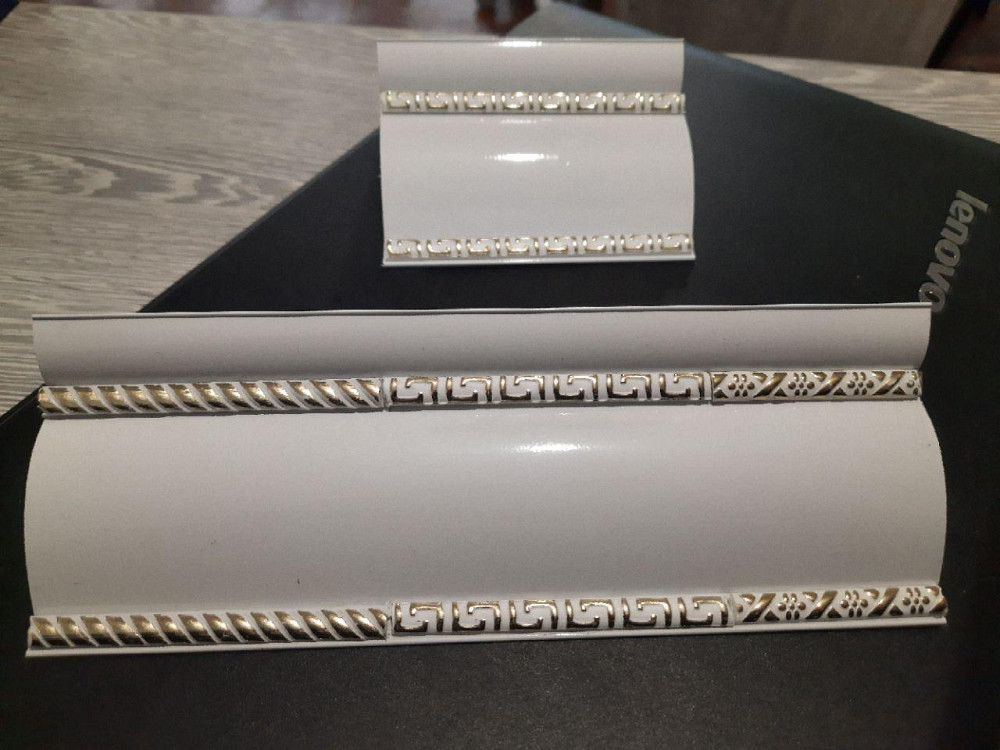 Алюмінієвий карниз до стіни БР-24 білий Бровари - фото 4