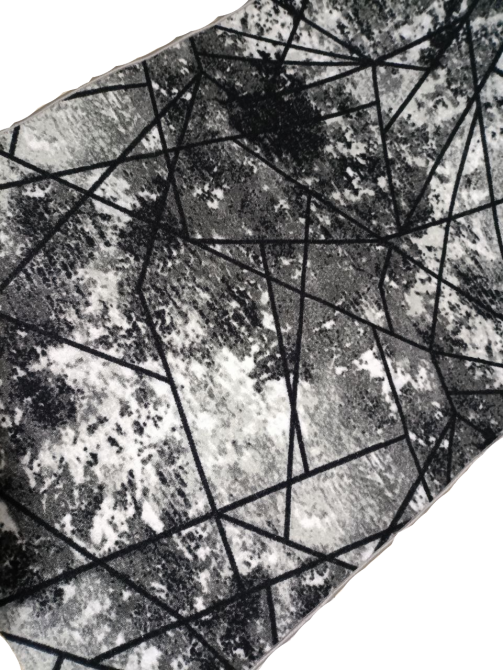 Килимова доріжка туреччина на повстяній основі, найнижча ціна, Модерн сірий. 1.5 м Кам'янське - фото 2