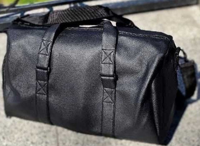 Спортивна сумка з відділенням для взуття чорного кольору 52*30*30 см. Харків - фото 4