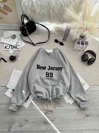 Унісекс базовий стильний світшот тринитка на флісі Меланж Одеса