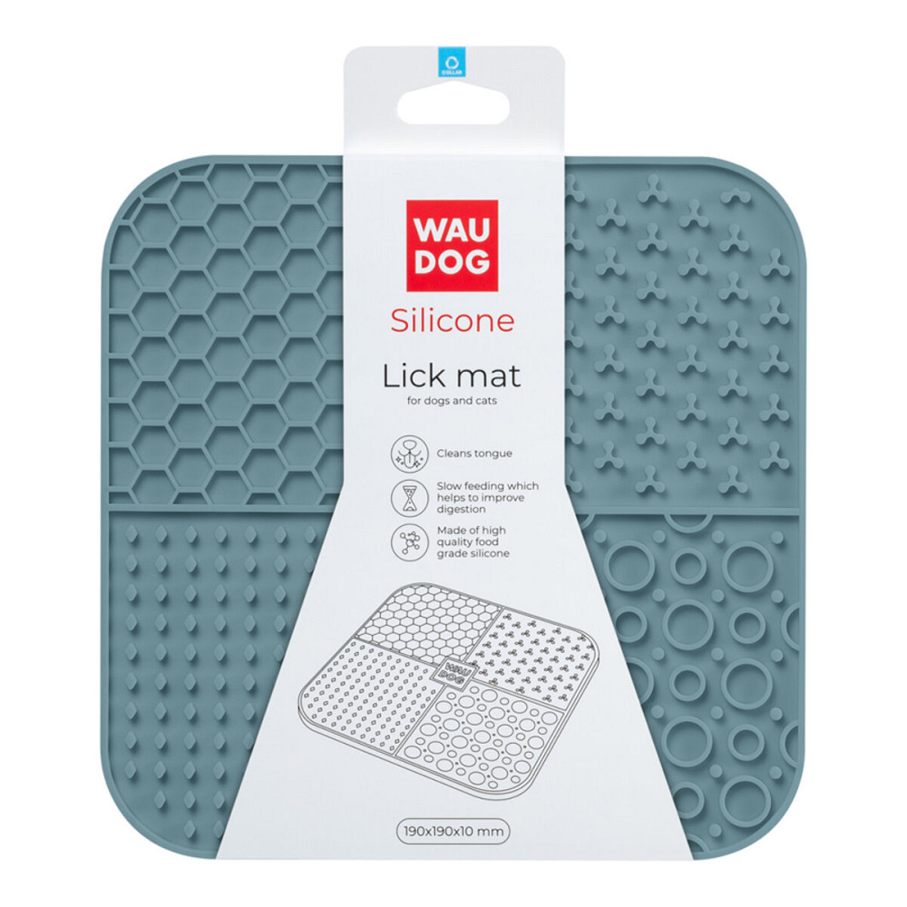 Коврик для слизи WAUDOG Silicone, 190х190х10 мм, серый Киев - изображение 2