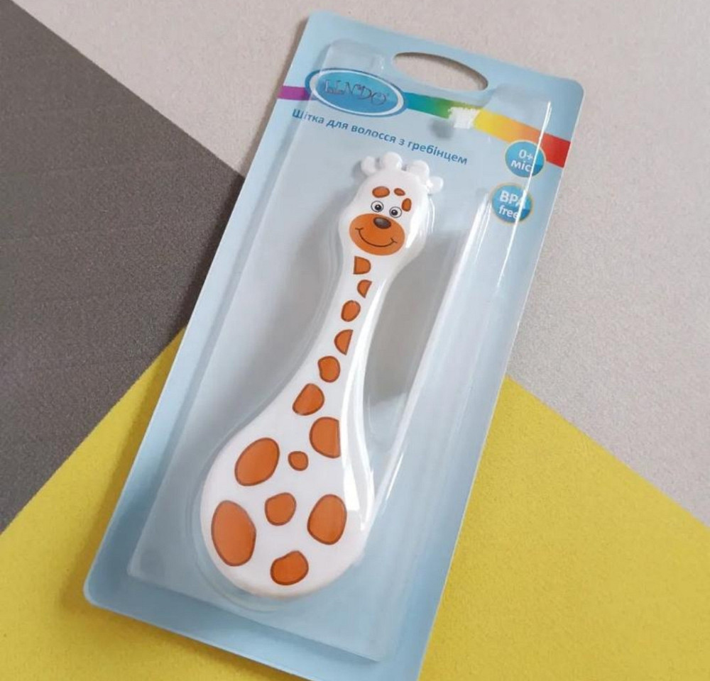 Щітка з гребінцем для новонароджених Київ - фото 3
