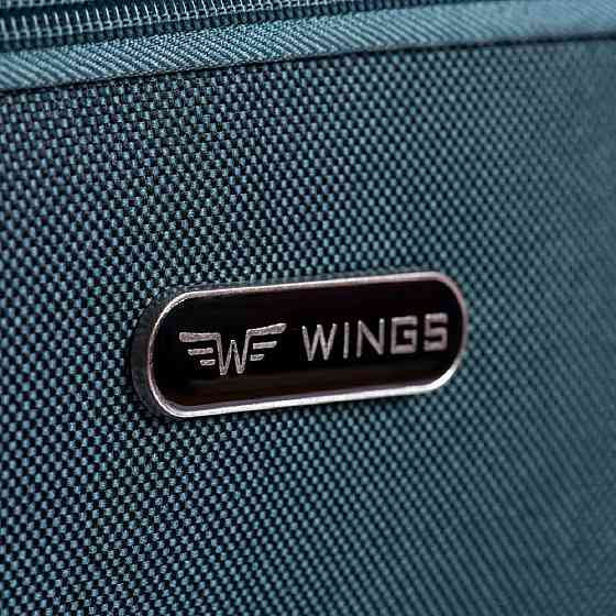 Валіза тканинна WINGS 1601 велика зелена 2 колеса Київ