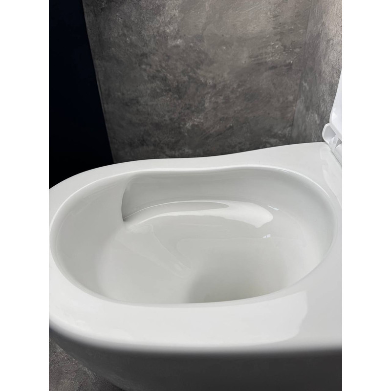 Унитаз подвесной эргономичный Koer TT-0101-T3 520x360x360mm система смыва TORNADO 3.0 (KR5615) Киев - изображение 9