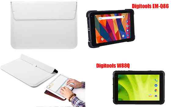 Чохол-конверт VitoCase для Digitools EM-Q86, W88Q, з функцією підставки для планшета Білий Київ