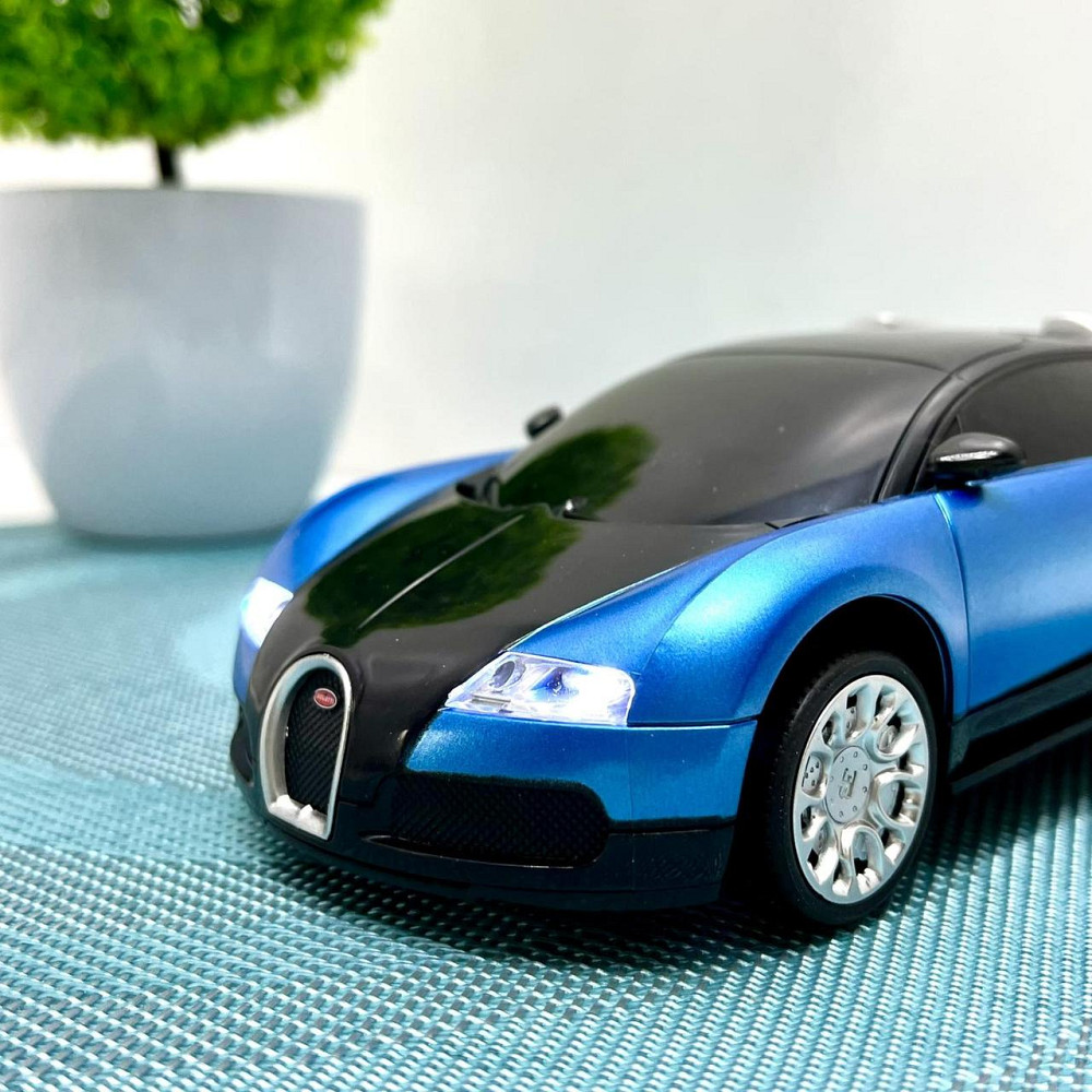 Машинка bugatti veyron на радіокеруванні Автосвіт масштаб 1:18 Чорна з блакитним (AR-2319) Чернигов - изображение 5