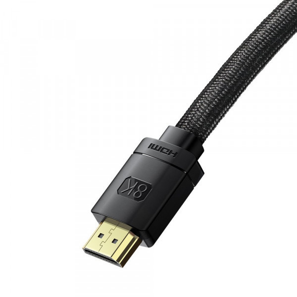 Кабель HDMI M - M, 3m, V2.1 8K, High Definition Series CAKGQ-L01 Baseus Чорний (CAKGQ-L01) Київ - фото 4