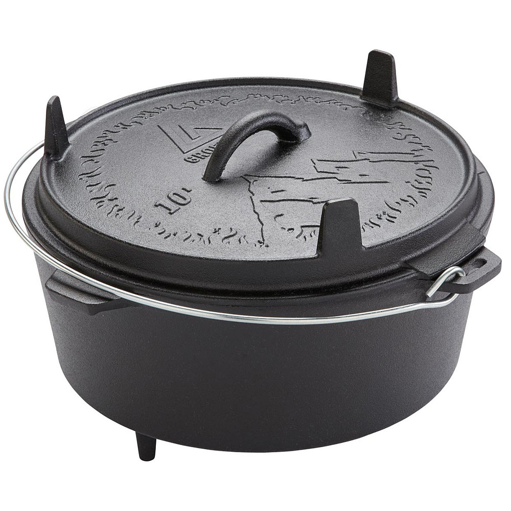 Казан з кришкою Groenberg Askja Pot 33см 10л Black Львів - фото 3