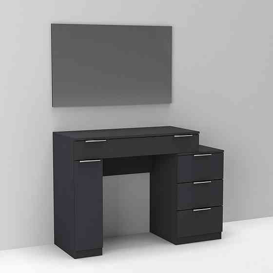 Стол туалетный Трюмо Кристалл, Антрацит, 1200/452/847 Львов