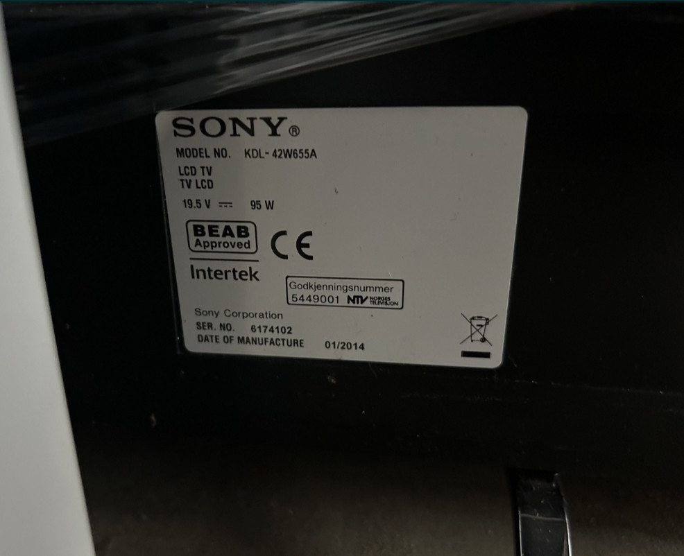 Телевизор Sony 42