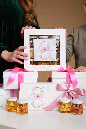 Солодкий дегустаційний подарунок з крем медом №25, 6 шт. по 50 грамів Одеса