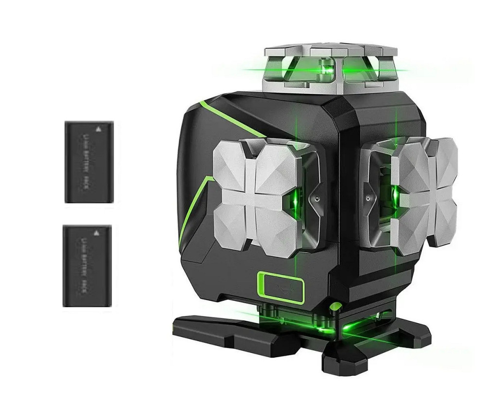 Лазерный уровень нивелир Huepar S04CG Premium откалиброванный (2 аккумулятора) Винница - изображение 1