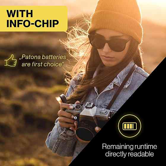 Акумулятор PATONA EN-EL1 650mAh чорний Li-ion замінний сумісний з Nikon Coolpix 4300 4500 4800 5000 5400 5700 8700 775 880 995 Київ