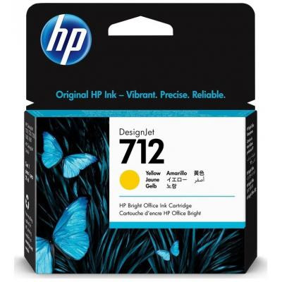 Картридж HP DJ No.712 DesignJet Т230/Т630 Yellow 29ml (3ED69A) Винница - изображение 1