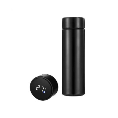 Термос Merlion з цифровим термометром 0,5 л, чорний (SUS-304E-Bk/500) Вінниця - фото 1