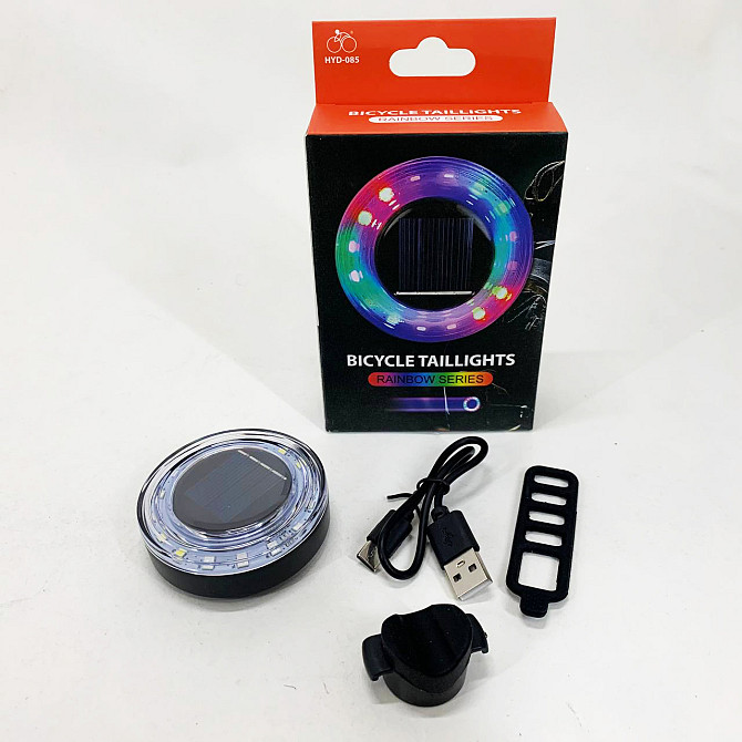 Велофонарь HYD-085-SMD(RGB) NJ-85 Львов - изображение 6