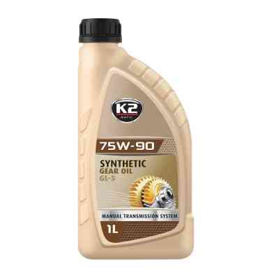 Трансмиссионное масло K2 Synthetic Gear Oil GL-5 75W-90 1 л (O5561E) Винница