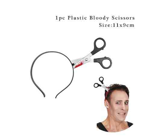 Обруч на Хэллоуин Ножницы one size черный Киев