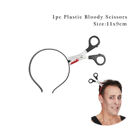 Обруч на Хэллоуин Ножницы one size черный Киев - изображение 2