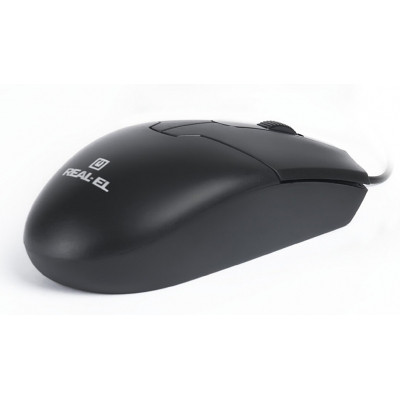 Мишка REAL-EL RM-208 USB Black Вінниця - фото 9