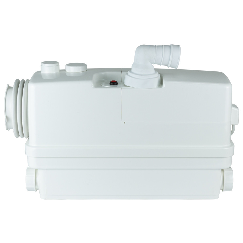 Станция канализационная 0.6кВт Hmax 8.5м Qmax 110л/мин 3 входа + боковой вход 90мм LEO 3.0 WC601В (776916) Ровно - изображение 2