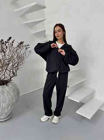 Жіночий стильний повсякденний костюм двійка, турцька петля бавовна Одеса