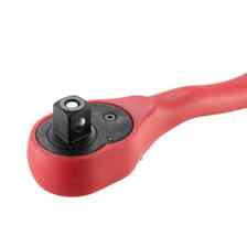 Тріска з квадратом 1/2" 72 зуба 250 мм CrV вигнута ручка Мукачево