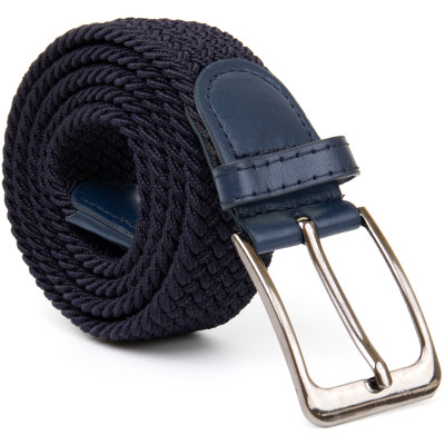 Ремень Vintage Текстильный мужской Темно-синий (20526) Винница - изображение 2