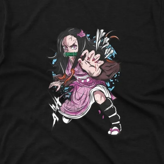 Футболка для подростка мальчика с принтом Клинок, рассекающий демонов Незуко 5 Размер 160 Anime10426 Днепр