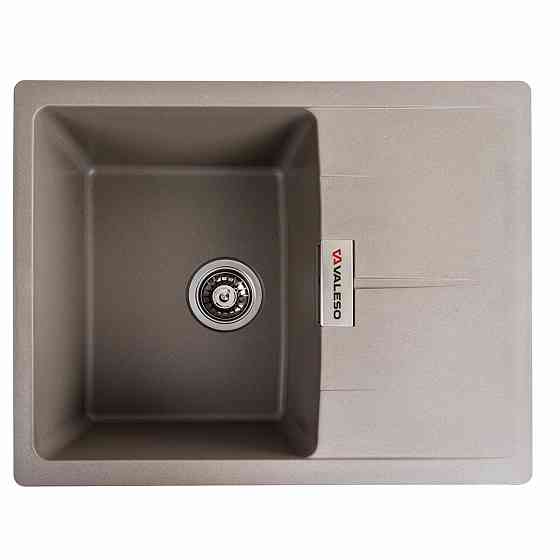 VALESO Гранітна мийка для кухні VALESO ZIRKONE 6250 матова Титан Київ