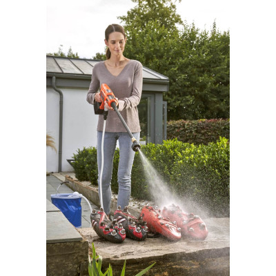 Мийка високого тиску Black&amp;Decker 18 В Li-Ion, тиск до 24 бар, (без АКБ і ЗП) (BCPC18B) Вінниця - фото 3