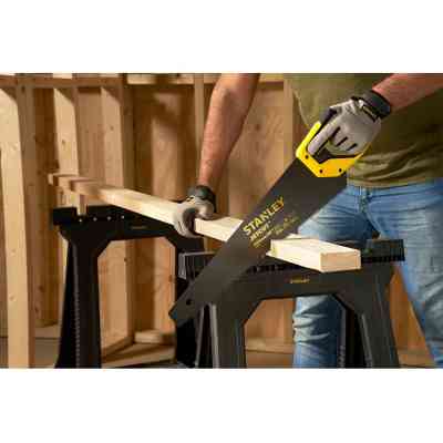 Ножовка Stanley APPLIFLON с закаленными зубьями, L=500мм, 7 tpi (2-20-151) Винница