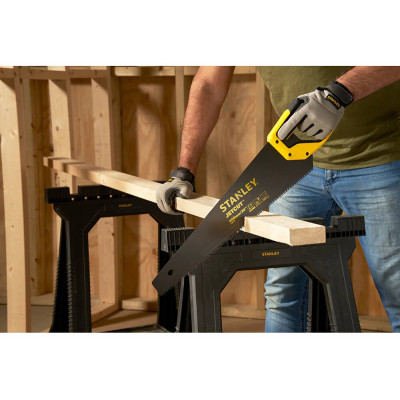 Ножовка Stanley APPLIFLON с закаленными зубьями, L=500мм, 7 tpi (2-20-151) Винница - изображение 3