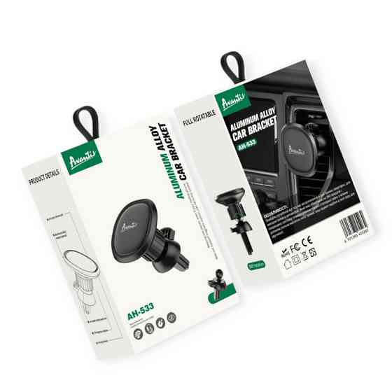 Подставка под телеф магнит на дефлектор с шарниром + вставка под телефон, планшет 344379 Мукачево