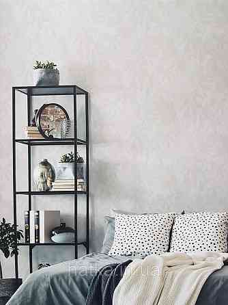 Шпалери вініл на флізеліні AS creation Metropolitan stories By Time 0,53х10 листя ефект розмитості білі сірі Київ