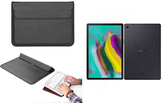 Чохол-конверт VitoCase для Samsung Galaxy Tab S5e (2019), з функцією підставки для планшета Чорний Київ