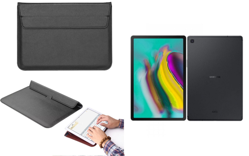 Чохол-конверт VitoCase для Samsung Galaxy Tab S5e (2019), з функцією підставки для планшета Чорний Київ - фото 1